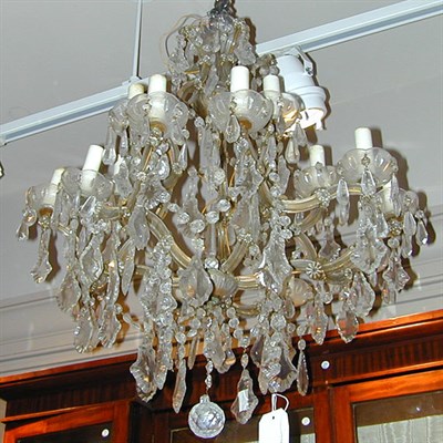 Lot 430 - Italian Rococo Style Wrought Metal and Cut...