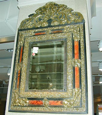 Lot 539 - Continental Baroque Pressed Brass and Faux...