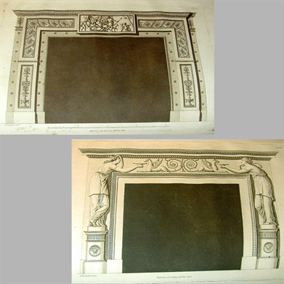 Lot 74A - Book of Fireplace Engravings