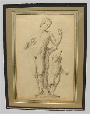 Lot 13 - Continental School 19th Century STUDY OF...