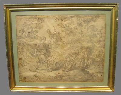 Lot 78 - Italian School 18th Century SCENE FROM TASSO?...