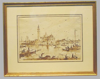 Lot 44 - Italian School 20th Century THE GRAND CANAL...