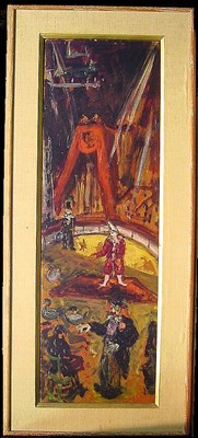 Lot 53 - Arbit Blatas Russian, b. 1908 AT THE CIRCUS...