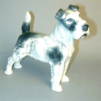 Lot 5 - Sitzendorf Porcelain Figure of a Standing Wire...