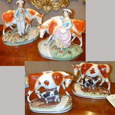 Lot 530 - Group of Four Staffordshire Figures