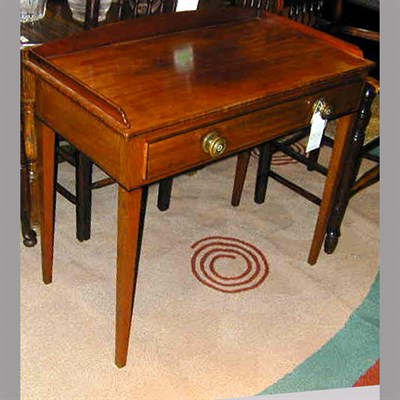 Lot 299 - George III Mahogany Work Table