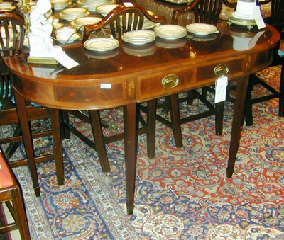 Lot 212 - Georgian Style Inlaid Mahogany Console