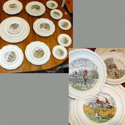 Lot 370 - Copeland Spode Ironstone Partial Dinner...