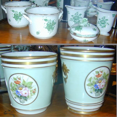 Lot 375 - Group of Seven Porcelain Articles Including...