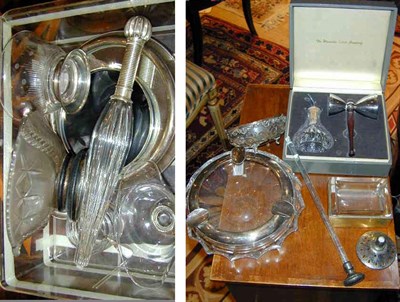 Lot 396 - Miscellaneous Group of Glass and Silver...
