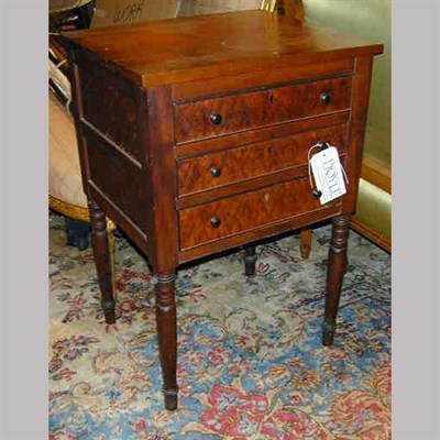 Lot 477 - Federal Style Mahogany Side Cabinet