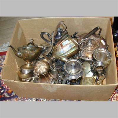 Lot 408 - Miscellaneous Group of Silver Plated Articles...