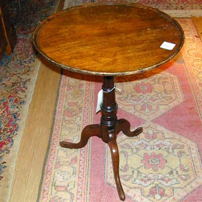 Lot 490 - George I Style Mahogany Tilt-Top Table