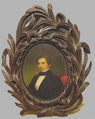 Lot 123 - Continental School 19th Century PORTRAIT OF A...