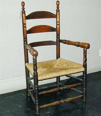 Lot 116 - Pair of Provincial Georgian Style Armchairs