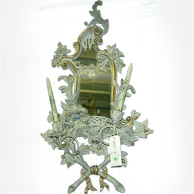 Lot 303 - Pair of George III Painted and Parcel Gilt...