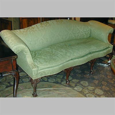 Lot 481 - Georgian Style Upholstered Sofa