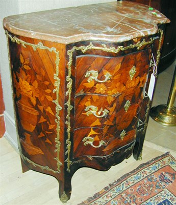 Lot 414 - Continental Rococo Style Marble Top...