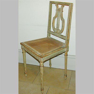 Lot 273 - Pair of Continental Neoclassical Style Painted...