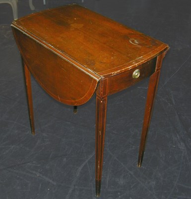 Lot 147 - Pair of Georgian Style Mahogany Pembroke Tables