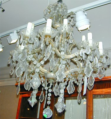 Lot 429 - Georgian Style Colorless Cut Glass Six-Light...