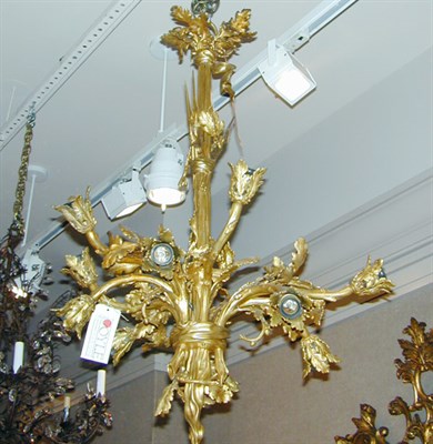 Lot 432 - Louis XV Style Gilt-Bronze Twelve-Light...