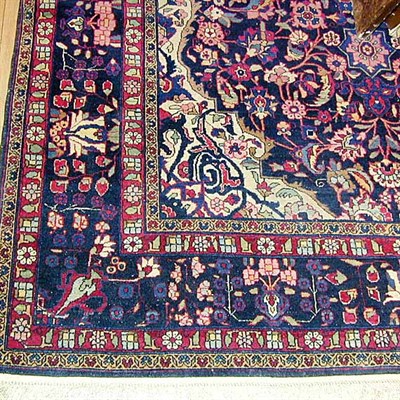 Lot 517 - Ispahan Rug Central persia, second quarter of...