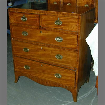 Lot 294 - George III Mahogany Chest of Drawers Early...