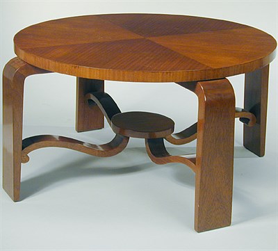 Lot 194 - French Art Deco Fruitwood Low Table The...