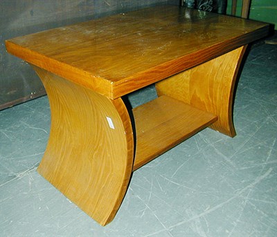 Lot 161 - Art Deco Oak Side Table The rectangular top...