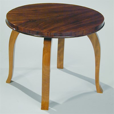Lot 206 - French Art Deco Stained Beechwood Low Table...