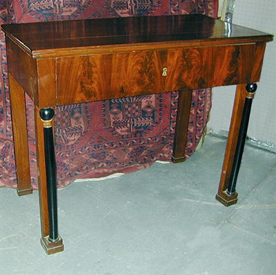 Lot 467 - Empire Mahogany Console 19th Century The...