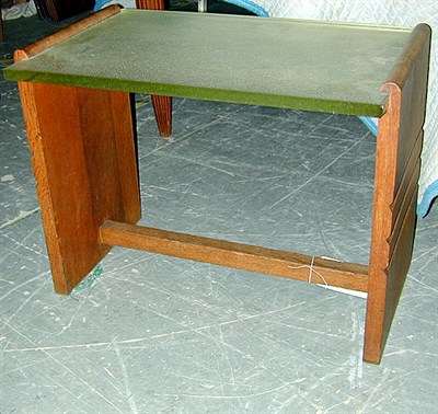 Lot 174 - Modernist Oak and Glass Low Table The...