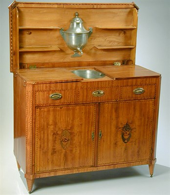 Lot 391 - Dutch Neoclassical Mahogany and Satinwood...