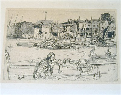 Lot 330 - James Abbott McNeill Whistler BLACK LION WHARF...