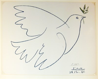 Lot 289 - After Pablo Picasso DOVE OF PEACE (C. 179)...