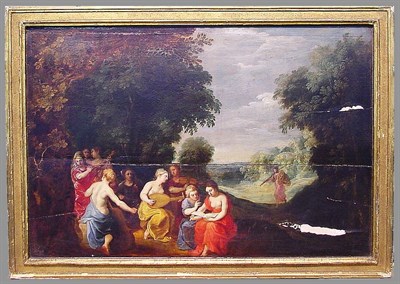 Lot 127 - Attributed to Hans Jordaens APOLLO AND THE...