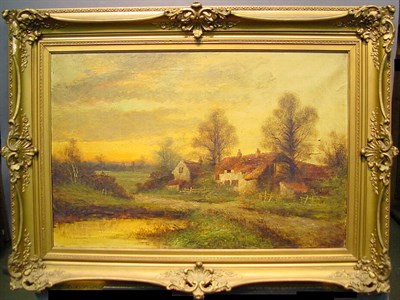 Lot 44 - Frank E. Jamieson British, 1834-1899 SUNSET...
