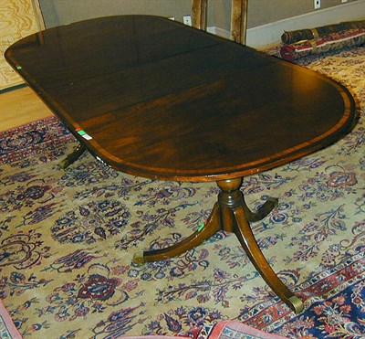 Lot 464 - Georgian Style Mahogany Double-Pedestal Dining...