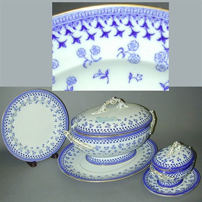 Lot 463 - Assembled Blue and White Porcelain Partial...