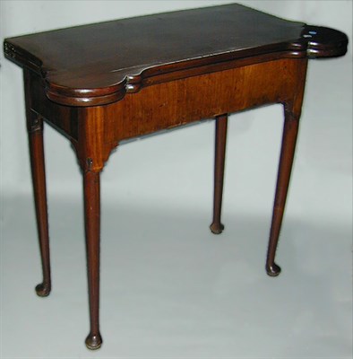 Lot 331 - George I Mahogany Fold-Over Games Table The...