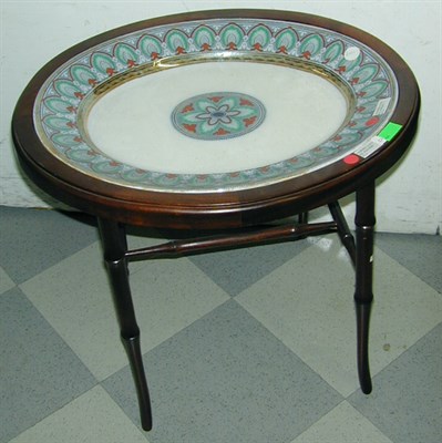 Lot 524 - English Ironstone Platter on Stand