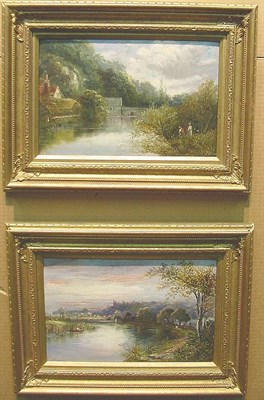 Lot 75 - Francis Wilson British, 1876-1957 RIVER...