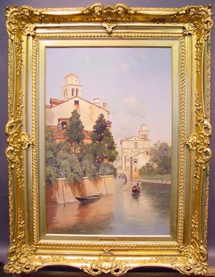 Lot 17 - Warren W. Sheppard 1858-1937 GONDOLAS ON A...