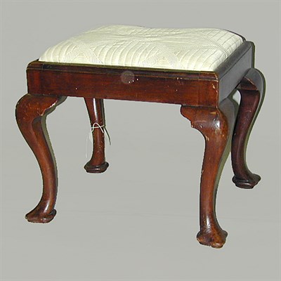 Lot 190 - Pair of George I Style Mahogany Footstools