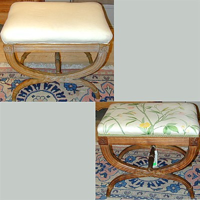 Lot 543 - Group of Three Neoclassical Style Fruitwood...