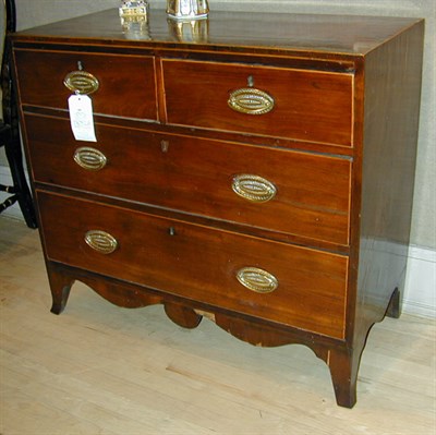 Lot 181 - George III Mahogany Chest of Drawers