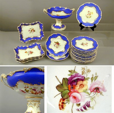 Lot 442 - Assembled English Gilt Decorated Partial...