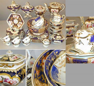Lot 311 - Assembled English Porcelain Dinner Service...