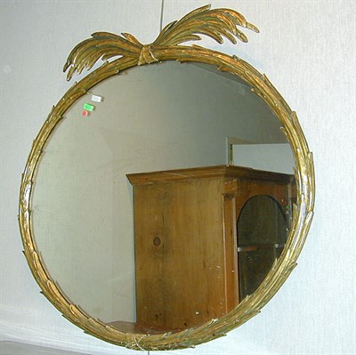 Lot 161 - Neoclassical Style Gilt Carved Wood Mirror